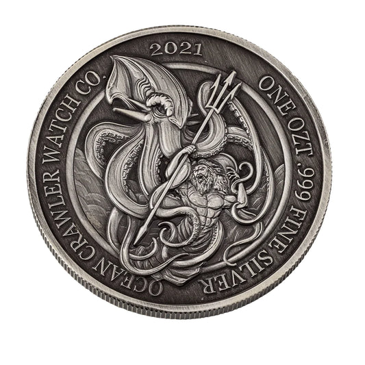 Ocean Crawler 1 oz Silver Round